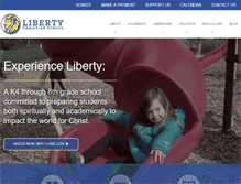 Tablet Screenshot of libertychristianschoolmd.com